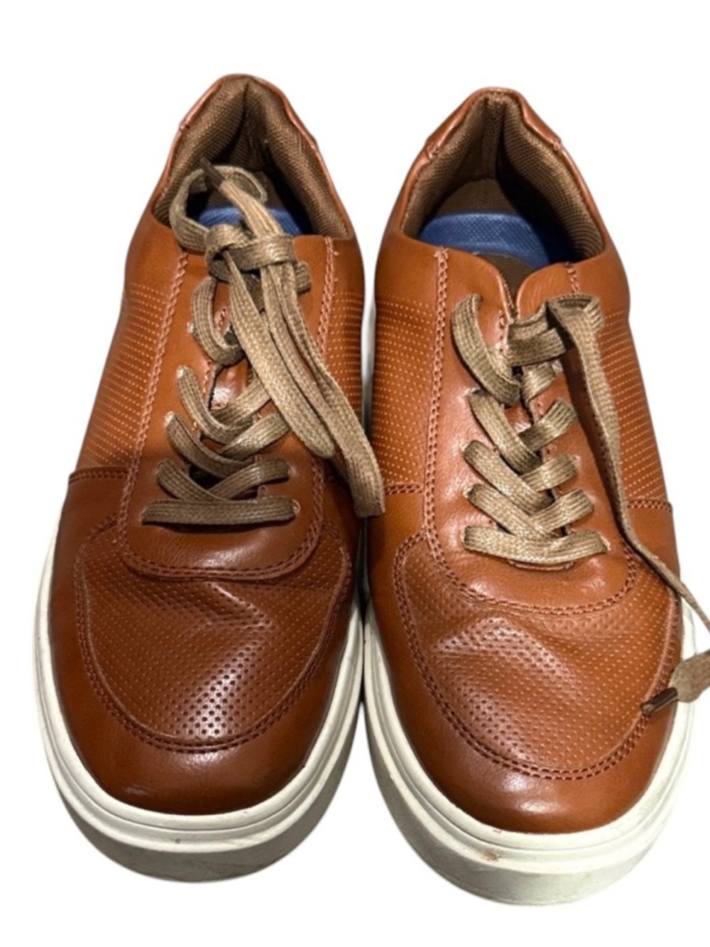 Bruno Marc Men's Brown Leather Sneakers